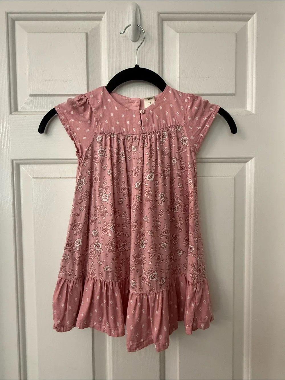 OshKosh B'gosh Dusty Pink Floral Cotton Dress